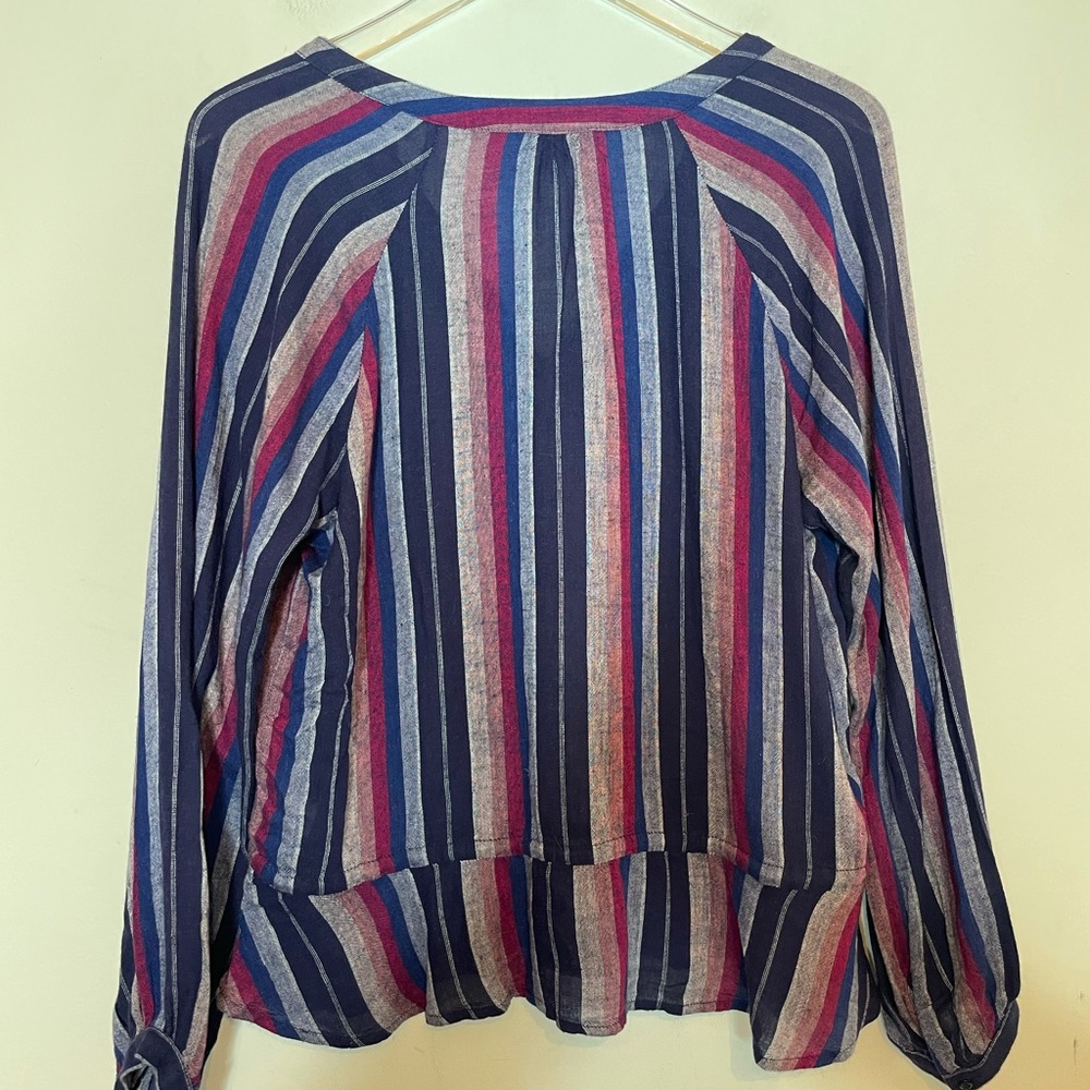 Rails Salvador Stripe Button Up Top. Size Medium - image 5